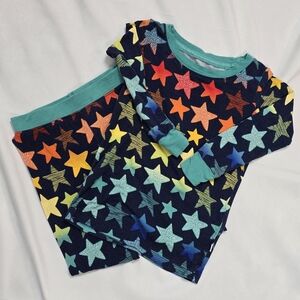 Little Sleepies Shades of Stars Bamboo Pajama Set 18-24mo Girl Or Boy